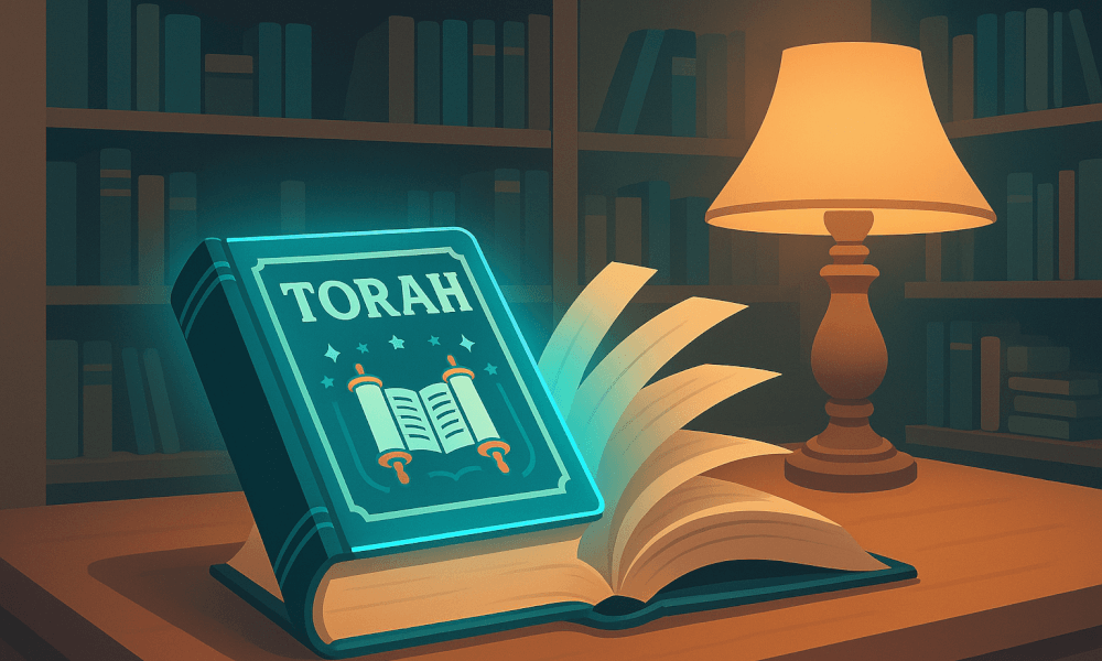 A collection of Torah books in English, including The Living Torah and JPS Torah, ideal for English speakers seeking to study the Torah.