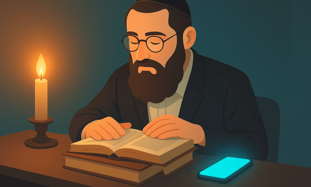 Chitas book showcasing daily Chitas readings and study materials for kids and adults in English and Hebrew