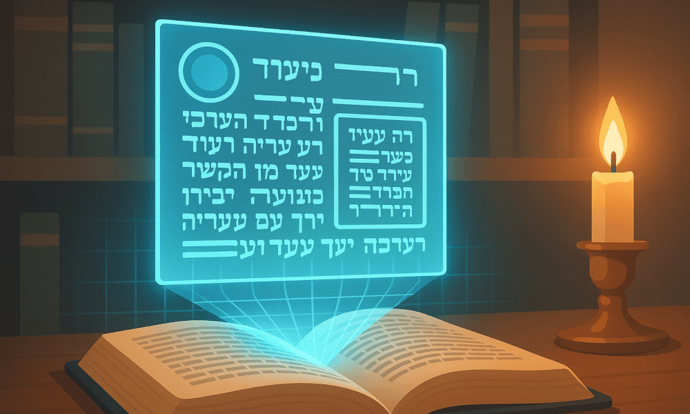 An illuminated Talmudic text with Hebrew writings, focusing on Talmud Ketubot 11b 6. The image captures a candlelit environment reflecting the study of Jewish oral law and Talmudic discussions on marriage.