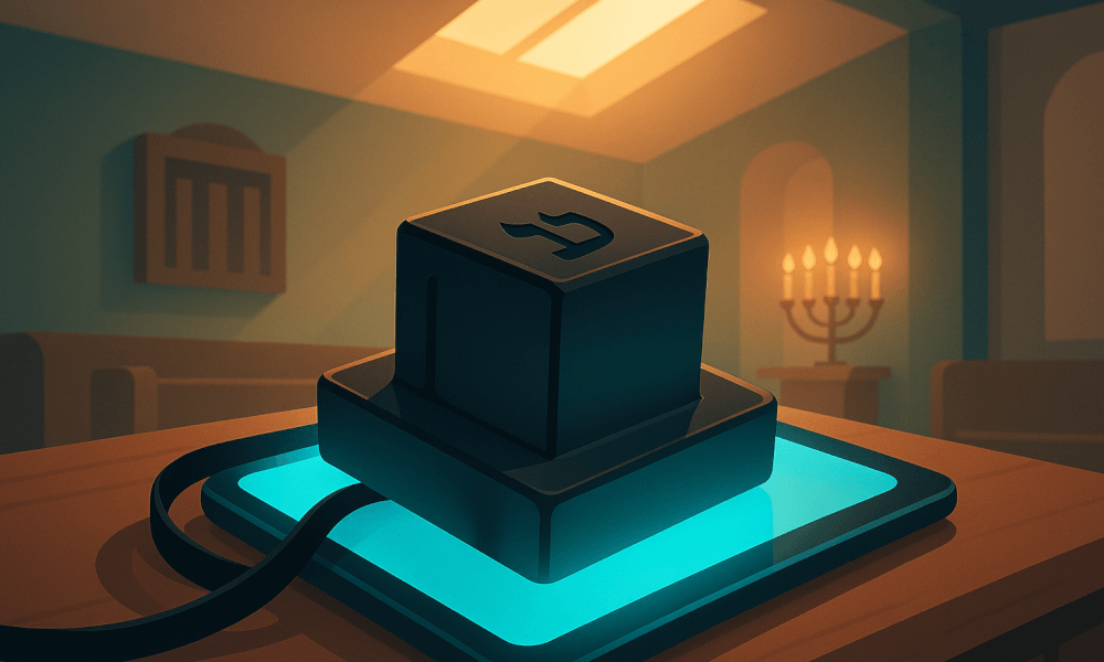 A beautifully crafted tefillin box highlighting its significance in Jewish tradition, representing tefillin elements.